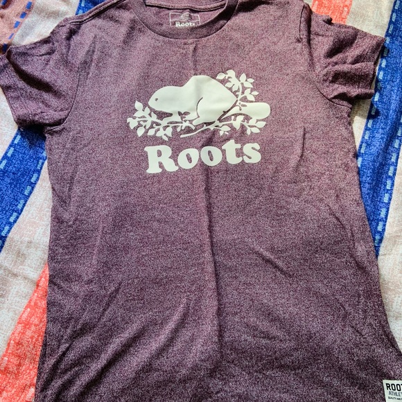 Roots Purple T-shirt - Picture 2 of 3